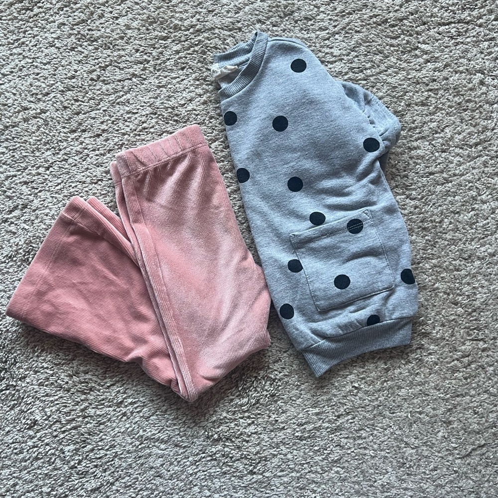Jessica Simpson Little Girl Sweatshirt & Legging Set Size 3t